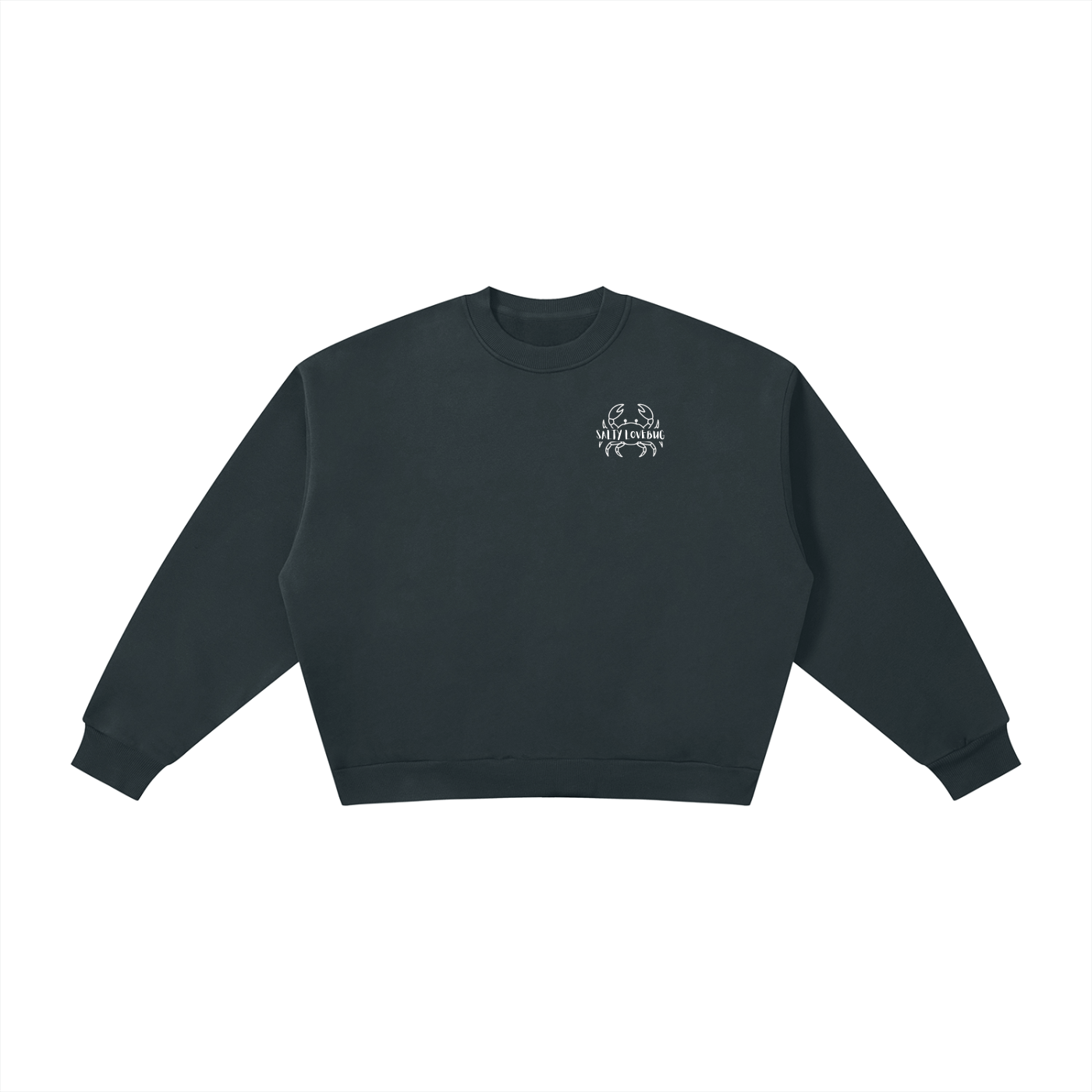 SaltyLoveBug Fleece Crewneck Sweatshirt