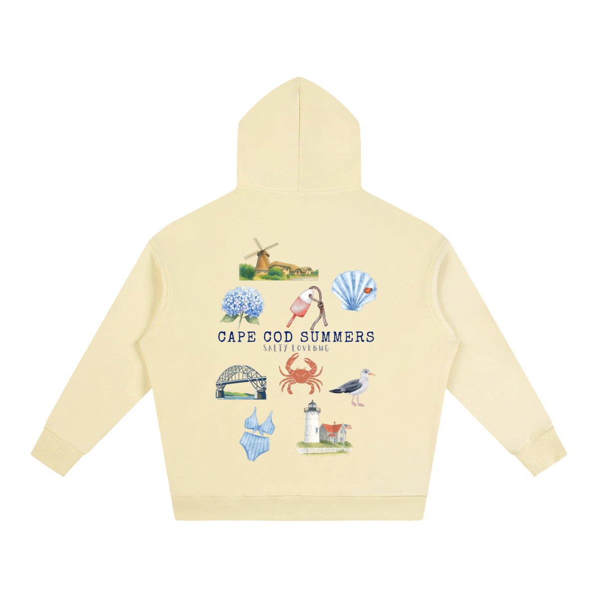 Cape Cod Summers Oversized Hoodie
