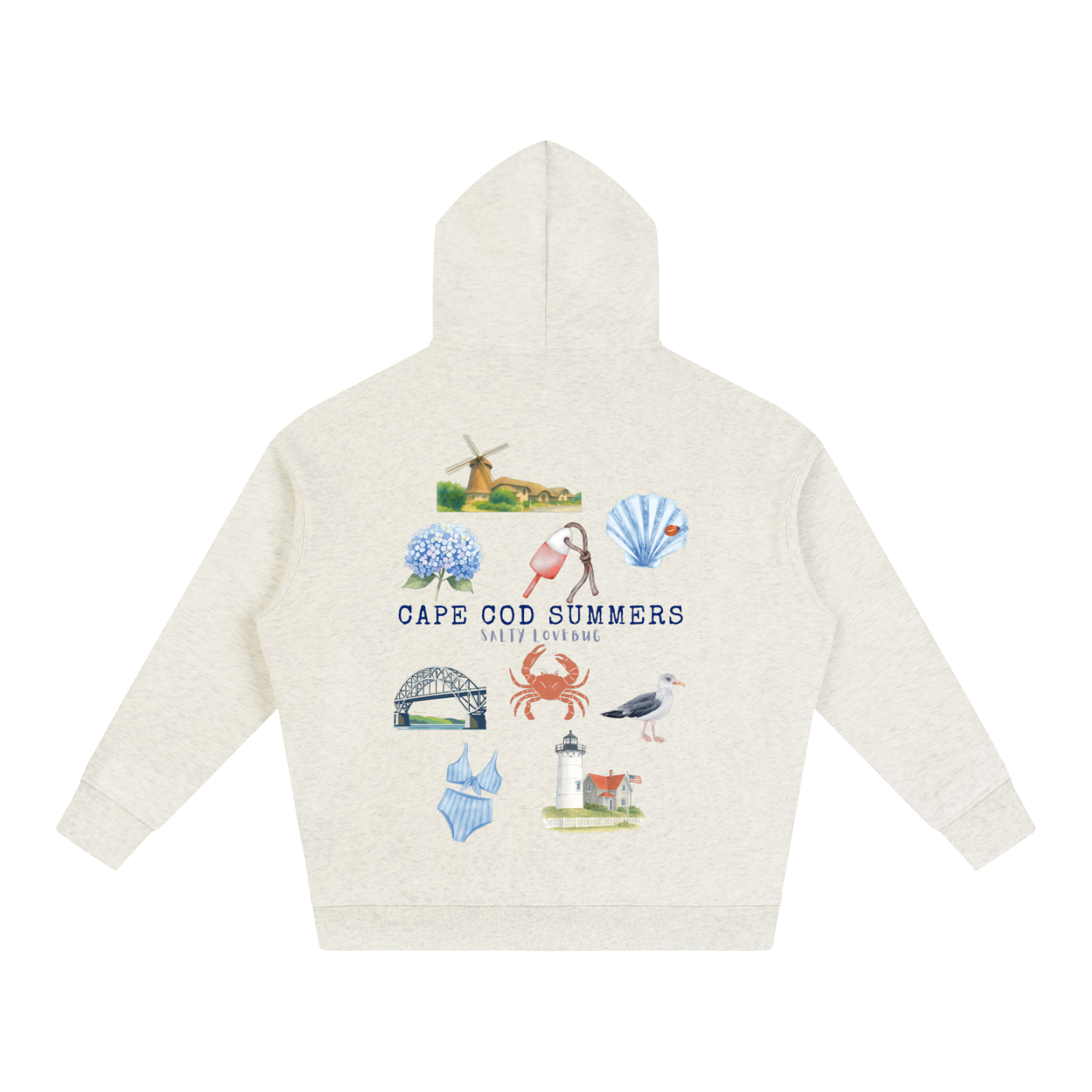 Cape Cod Summers Oversized Hoodie