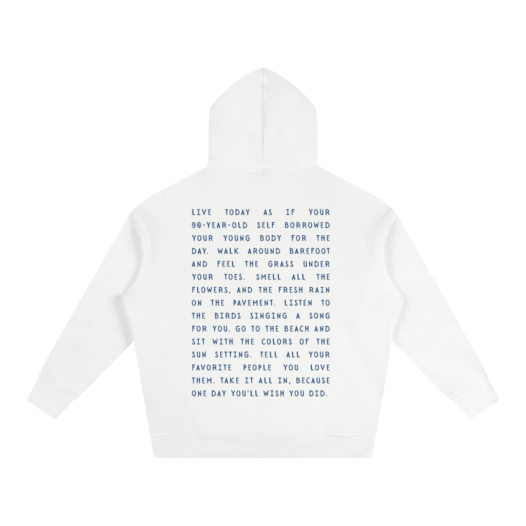 Take it all in Oversize Fleeced Hoodie