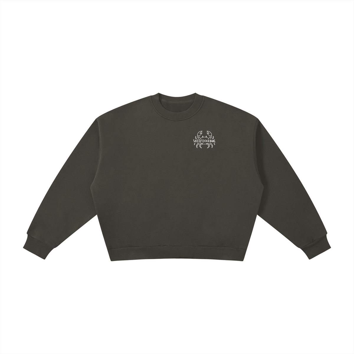 SaltyLoveBug Fleece Crewneck Sweatshirt