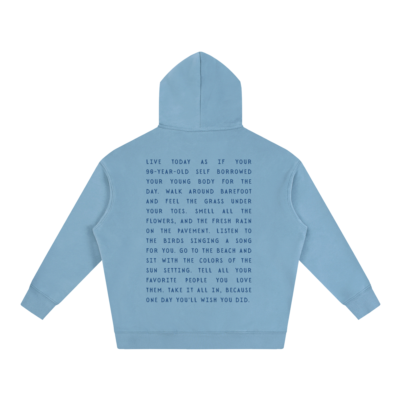 Take it all in Oversize Fleeced Hoodie