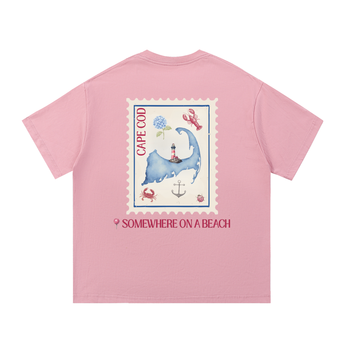 Somewhere on a Beach Essential Cotton T-Shirt