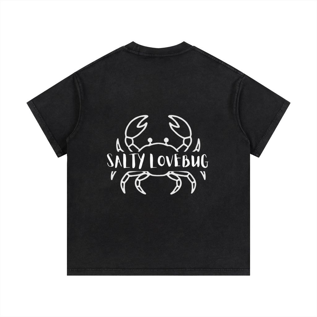 SaltyLoveBug Vintage Wash Cotton T-Shirt