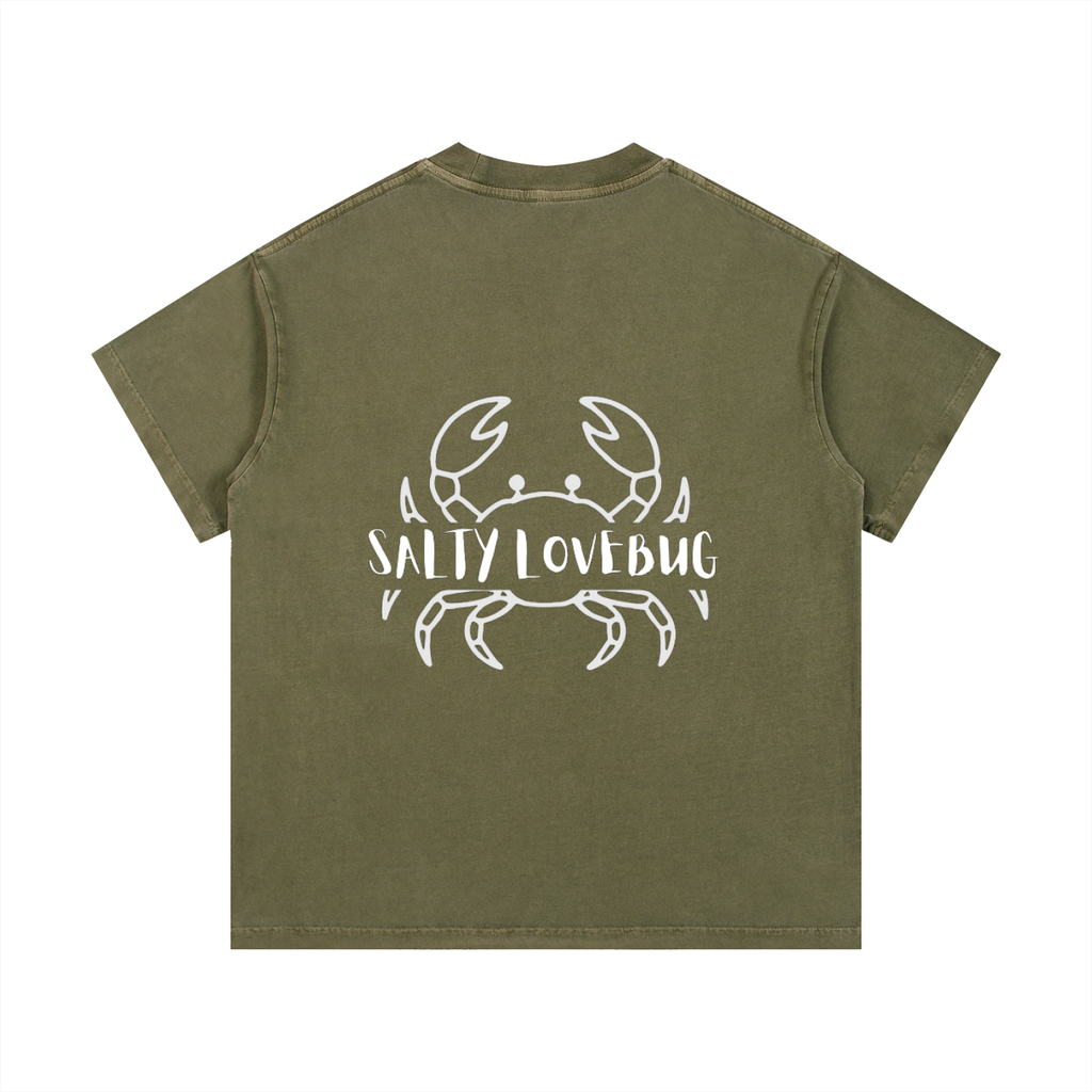 SaltyLoveBug Vintage Wash Cotton T-Shirt