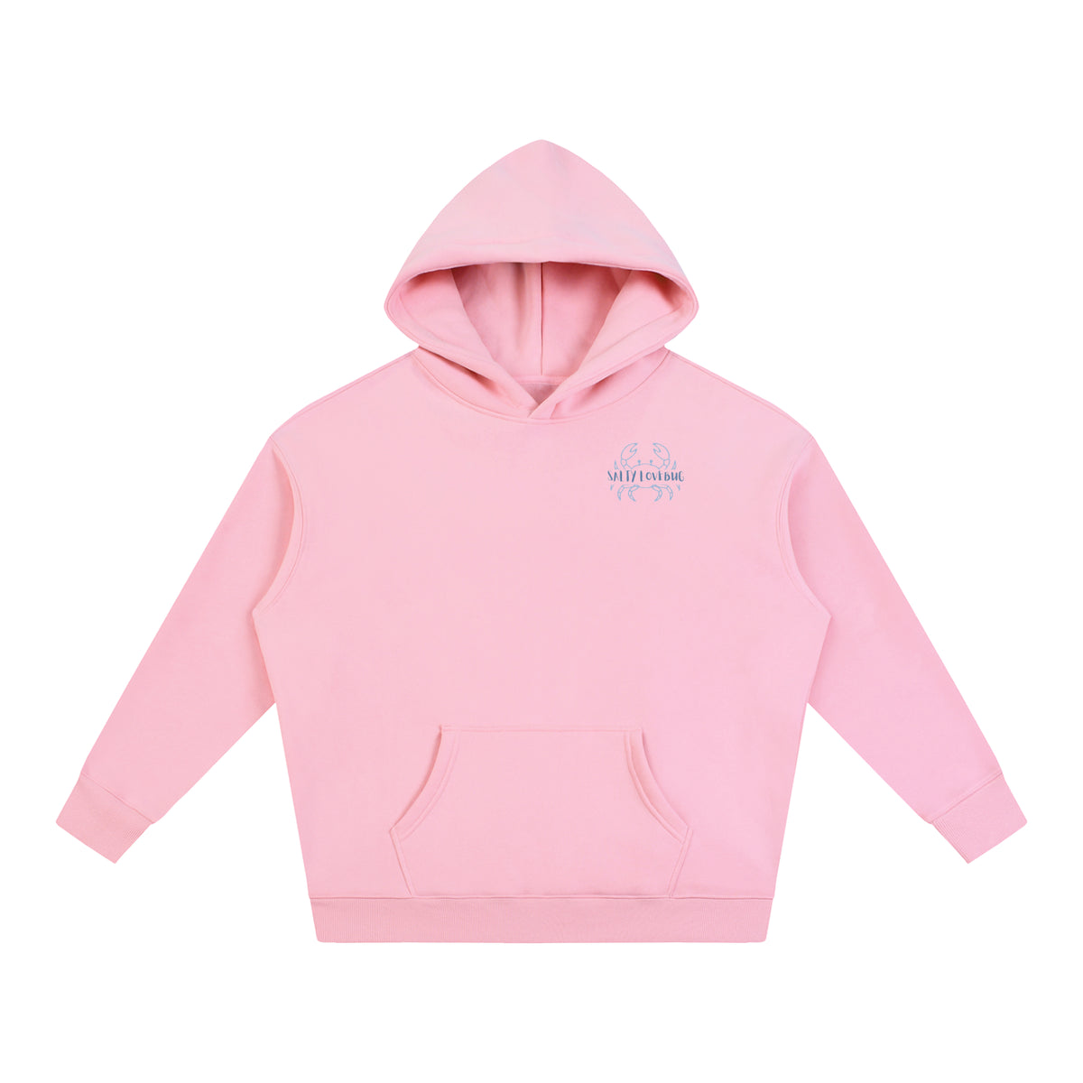 I Love You to the Bridge Oversize Fleeced Hoodie