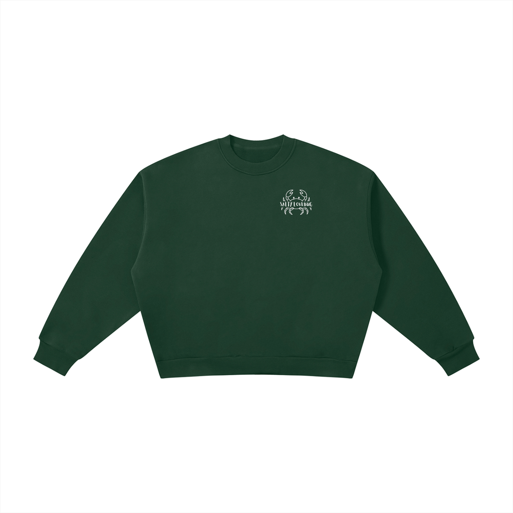 SaltyLoveBug Fleece Crewneck Sweatshirt