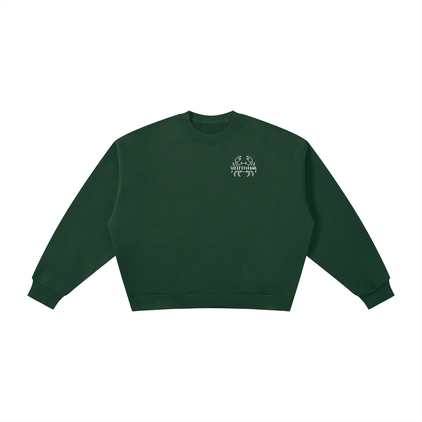 SaltyLoveBug Fleece Crewneck Sweatshirt