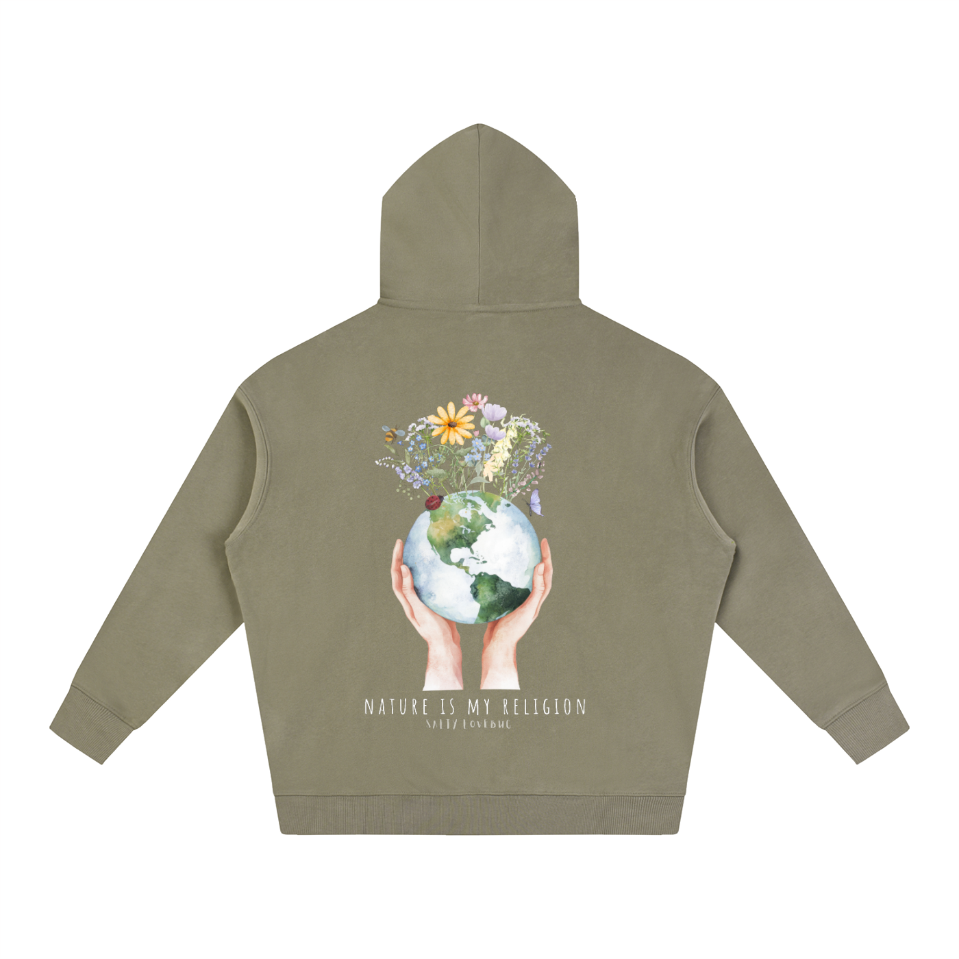 Nature is my Religion Oversized Hoodie