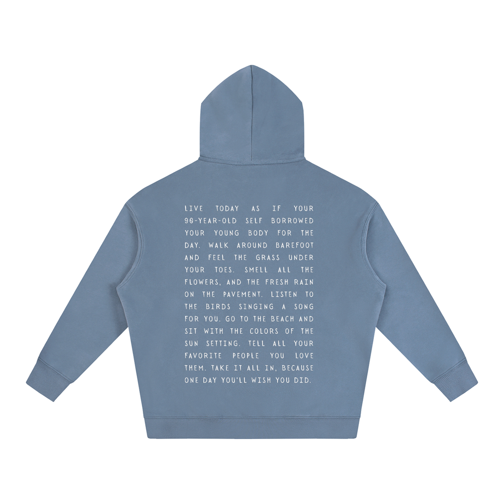 Take it all in Oversize Fleeced Hoodie