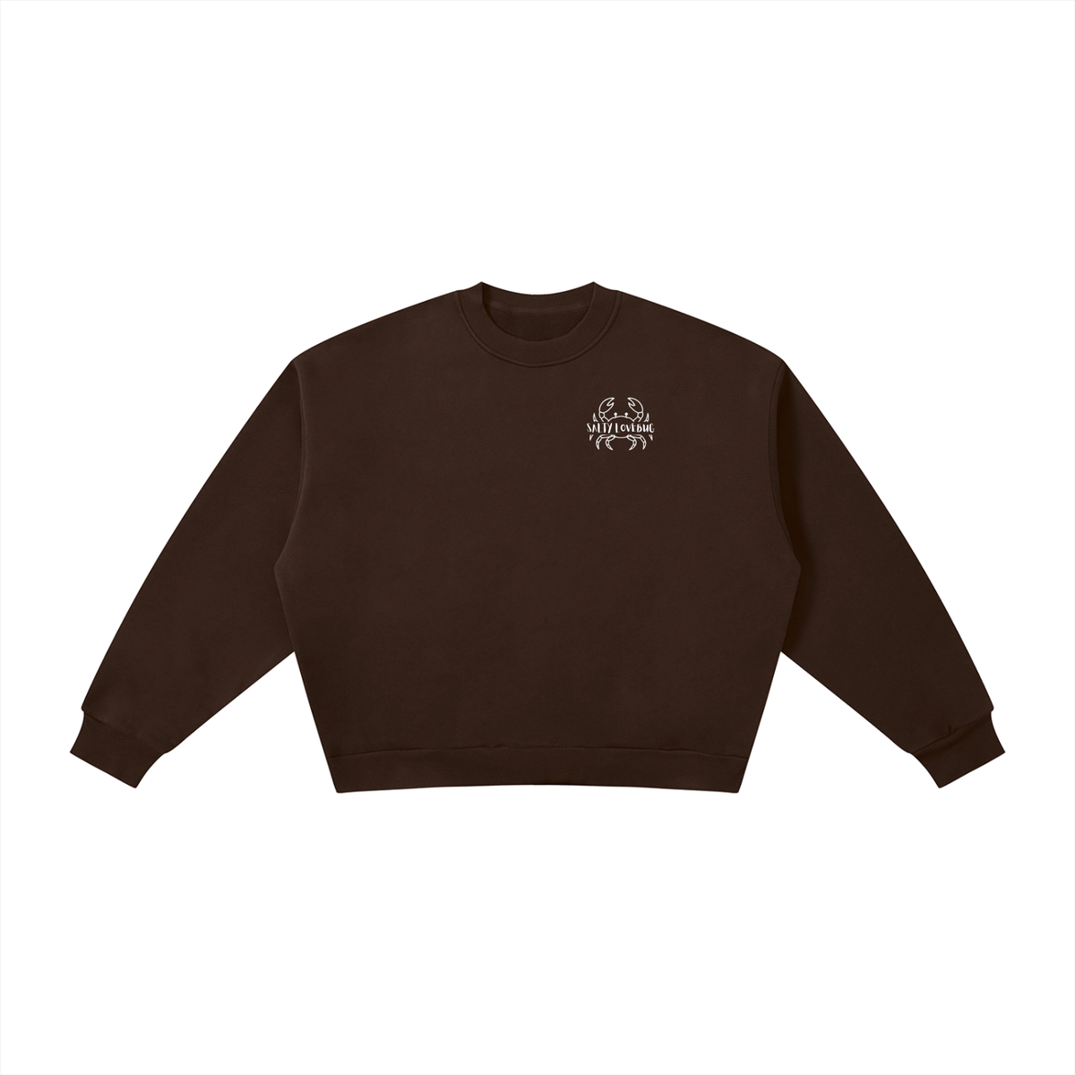 SaltyLoveBug Fleece Crewneck Sweatshirt