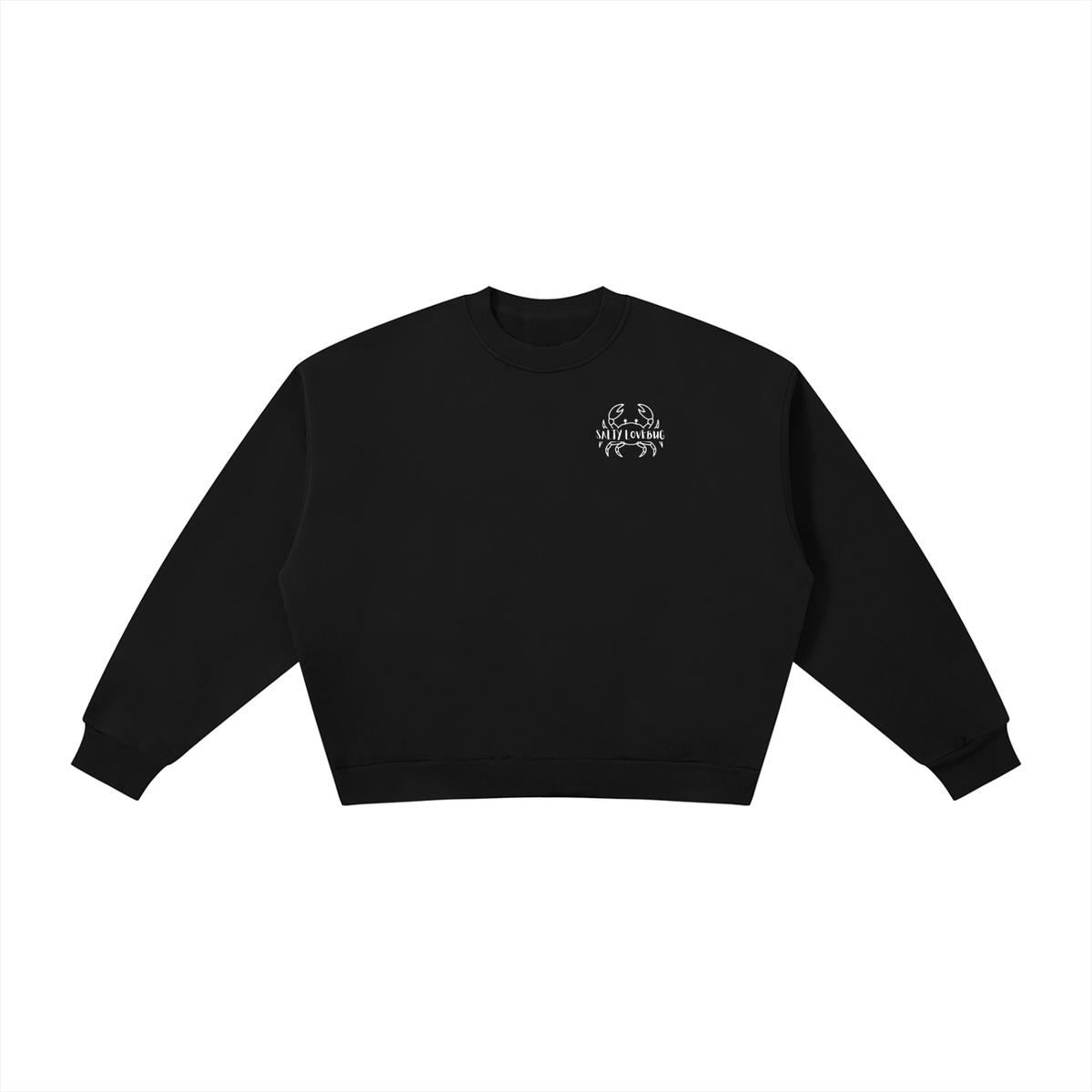 SaltyLoveBug Fleece Crewneck Sweatshirt