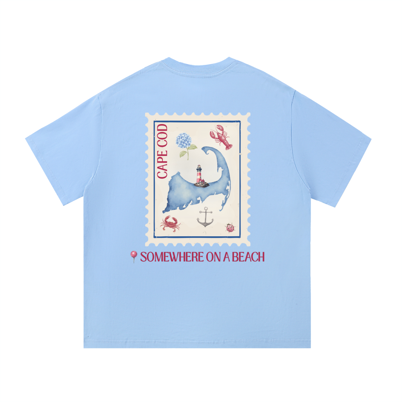 Somewhere on a Beach Essential Cotton T-Shirt