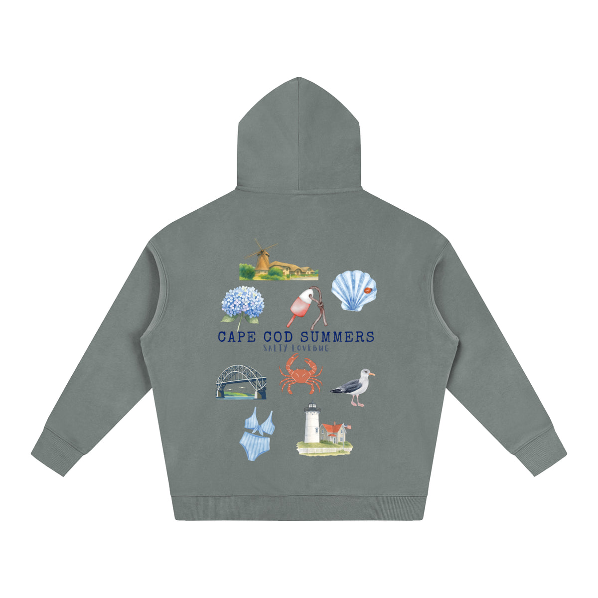 Cape Cod Summers Oversized Hoodie