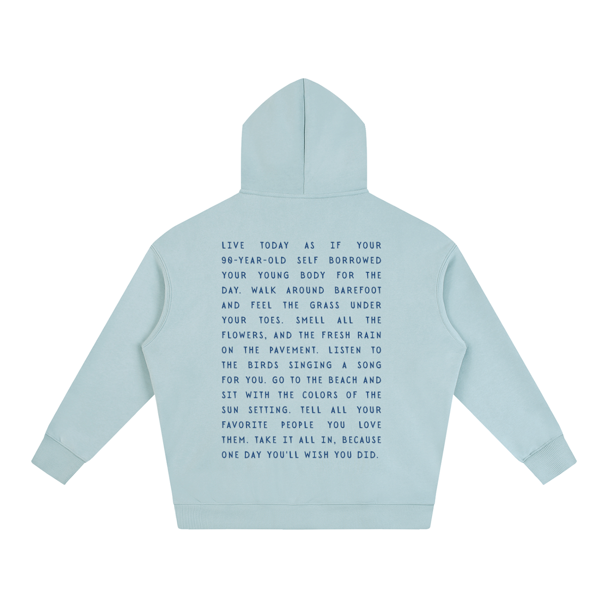 Take it all in Oversize Fleeced Hoodie
