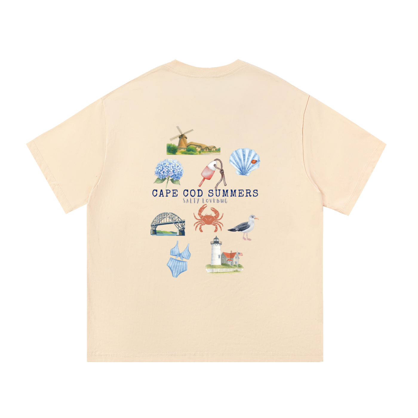 Cape Cod Summers Essential Cotton T-Shirt