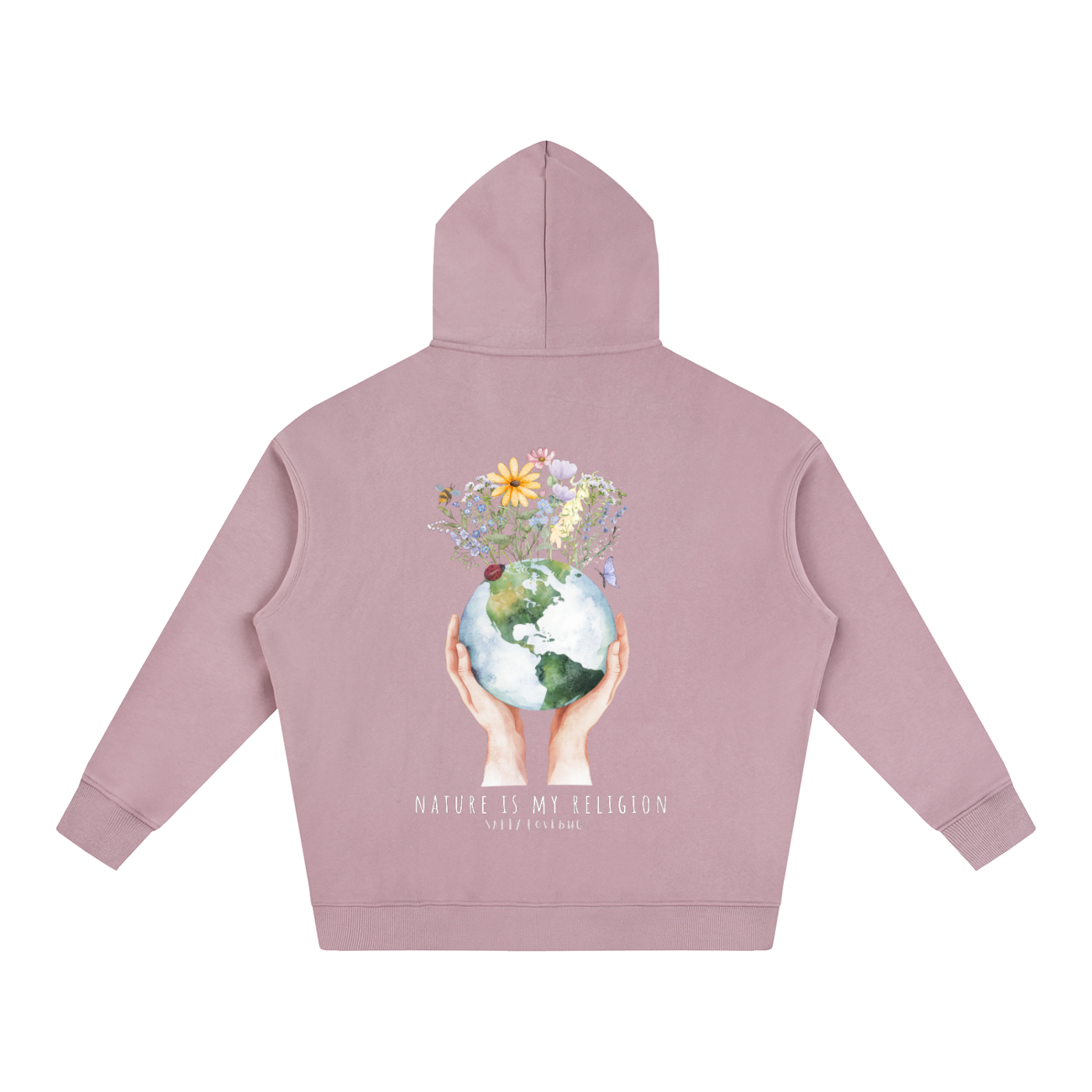 Nature is my Religion Oversized Hoodie