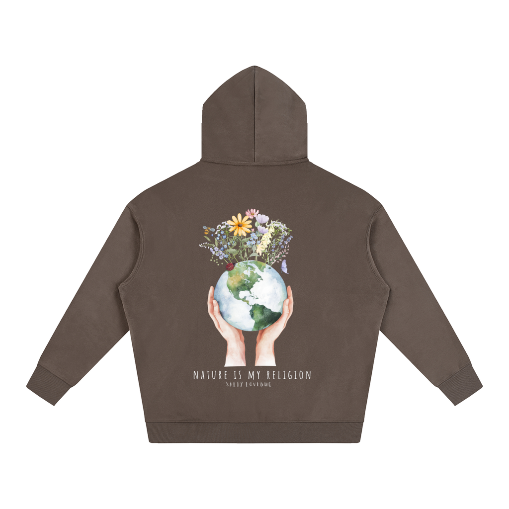 Nature is my Religion Oversized Hoodie