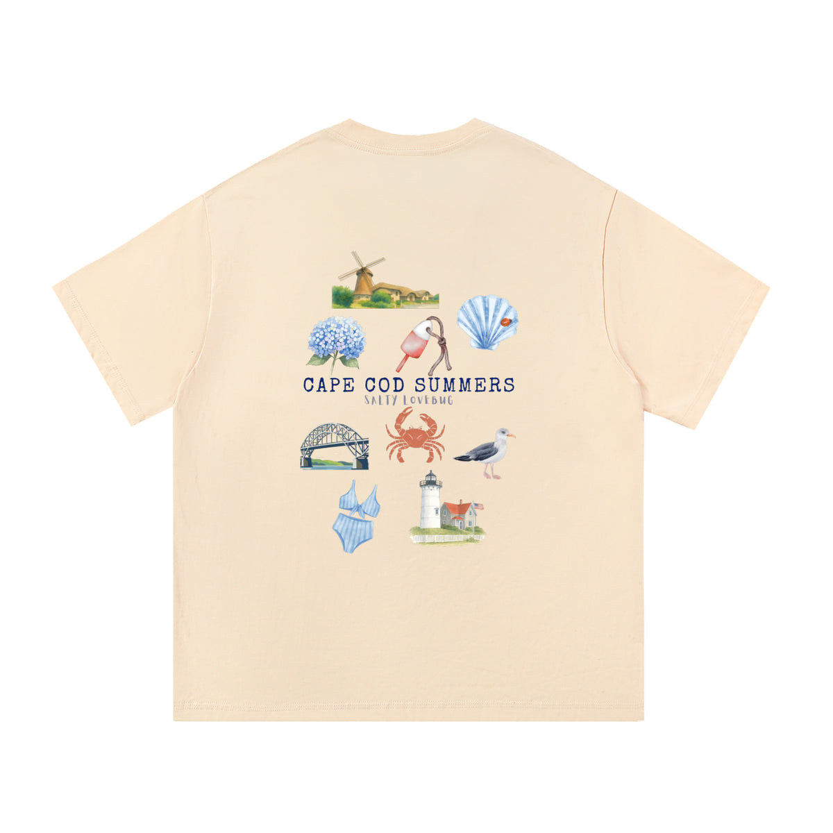 Cape Cod Summers Essential Cotton T-Shirt