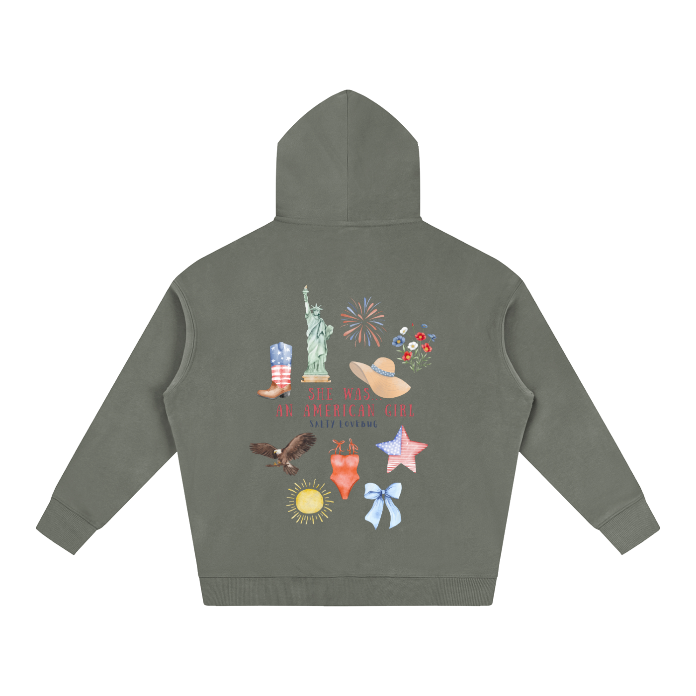 American Girl Oversized Hoodie