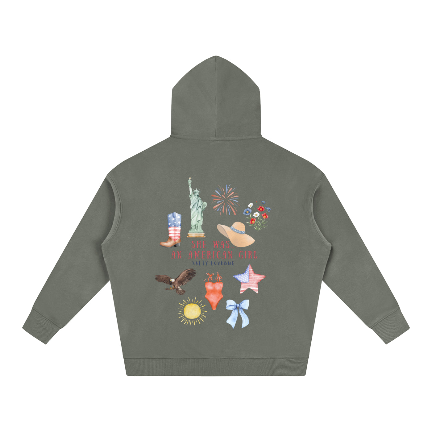 American Girl Oversized Hoodie