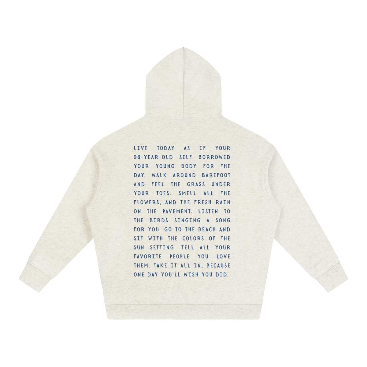 Take it all in Oversize Fleeced Hoodie