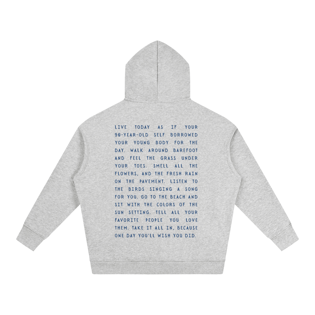 Take it all in Oversize Fleeced Hoodie