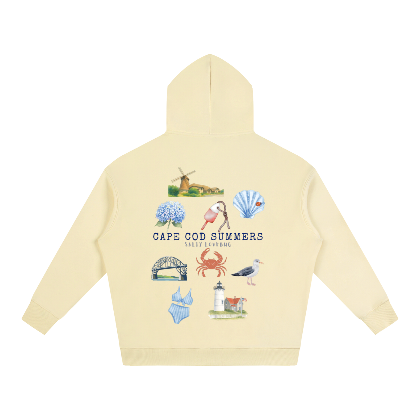 Cape Cod Summers Oversized Hoodie
