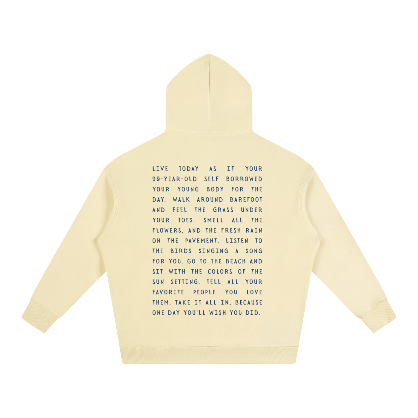 Take it all in Oversize Fleeced Hoodie